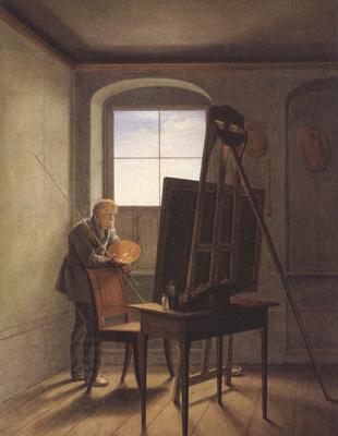 Georg Friedrich Kersting Caspar David Friedrich in his Studio (mk22) oil painting picture